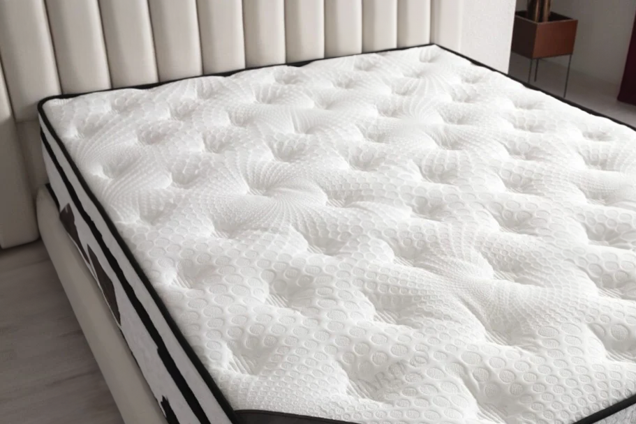 ATHENA - Lit Coffre Athena Blanc Cassé