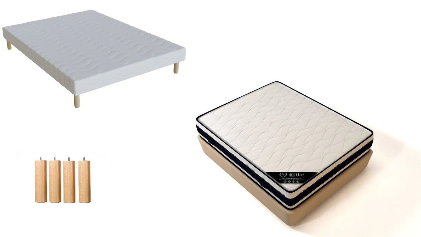 Ensemble Matelas + Sommier Tapissier